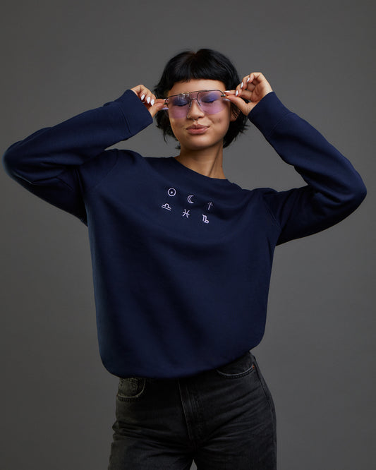 Birth Chart Sweater ✦ Night